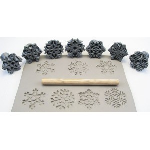 ΣΕΤ ΣΦΡΑΓΙΔΩΝ  RR-30-Snowflakes-SET   Set of Snowflakes 30mm