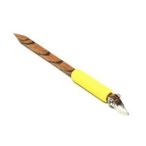 P1 Curved V Tip Clay Carving Tool