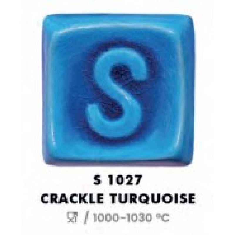 S-T 1027 CRACKLE TURQUISE  1000-1030°C