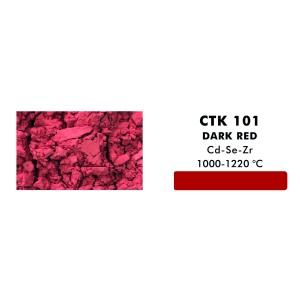 CTK-101  STAIN DARK RED 1000-1220°C