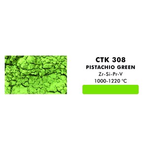 CTK-308 STAIN PISTACHIO GREEN 1000-1220°C