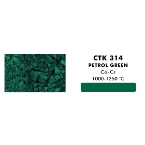 CTK-314 STAIN PETROLEUM GREEN 1000-1250°C