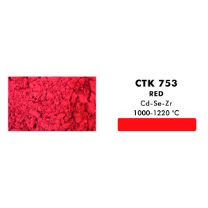 CTK-753 STAIN RED 1000-1220°C