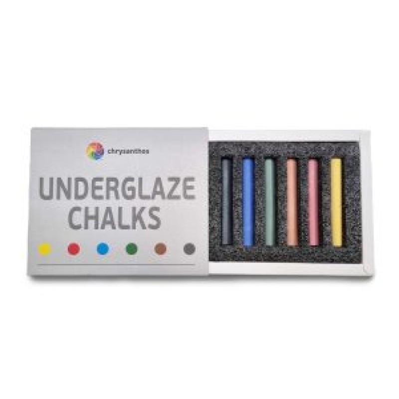 UNDERGLAZE CHALK CRAYONS SET UCS06-1