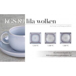 KGS89 LILA WOLKEN  1200-1250oC